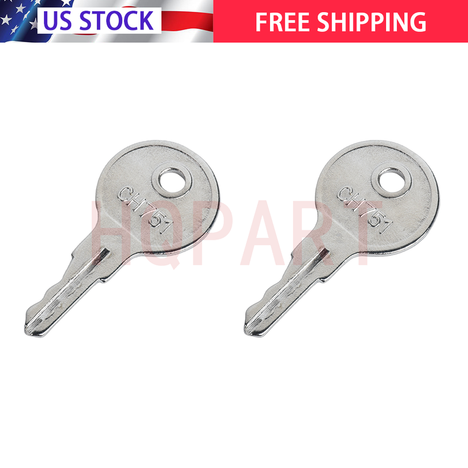 New RV Replacement Baggage Door Key Ch751 RV Compartment Key Standard 2 ...