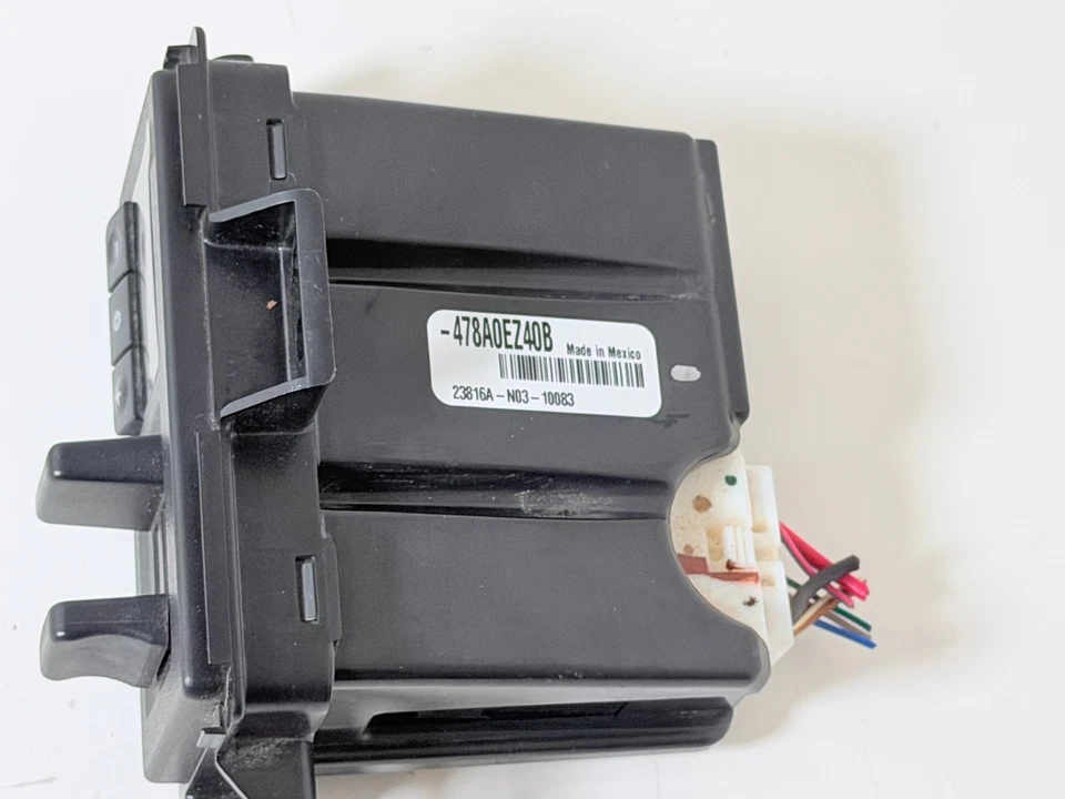 2017 NISSAN TITAN DASH TRAILER BRAKE CONTROL SWITCH | OEM 478A0EZ40B Foto 3 de 4