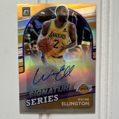 #ad #ad Panini 2021 22 Donruss Optic Wayne Ellington Prizm Autograph Lakers #SS WEL $4.49