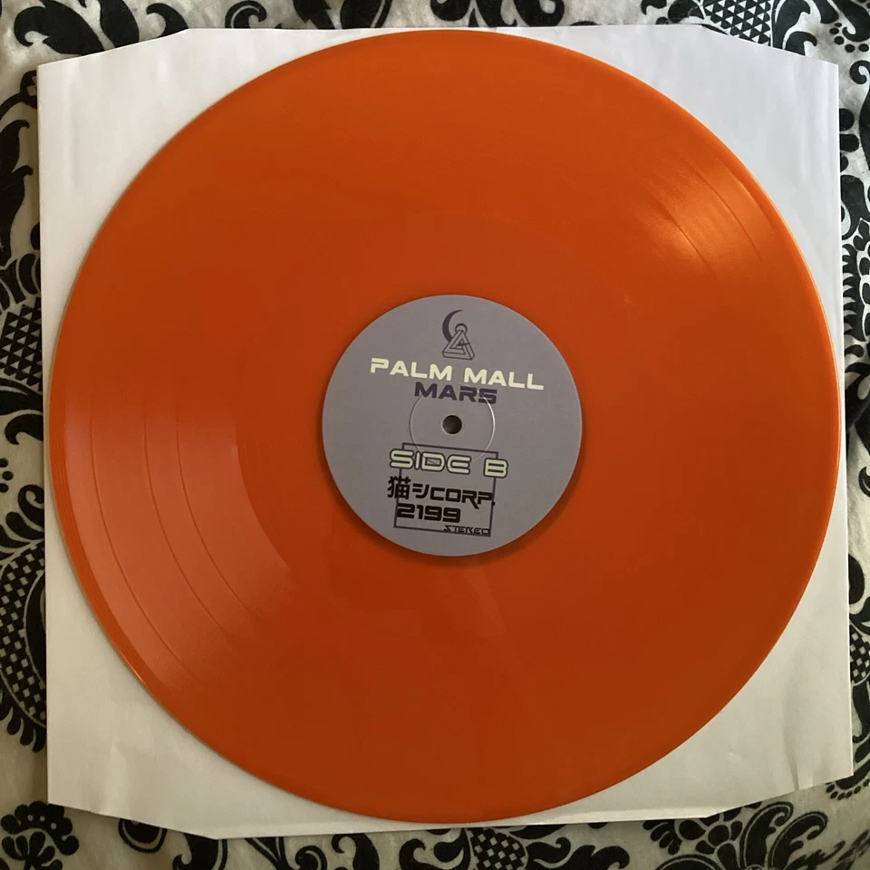 NEW 猫 シ Corp. Palm Mall Mars ORANGE Vinyl 2LP #/250 Limited OBI Vaporwave Cat - Image 3 of 3