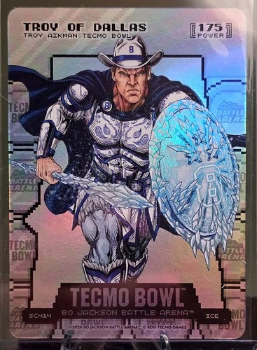 Bo Jackson Battle Arena Tecmo Bowl Troy of Dallas SC414 Ice