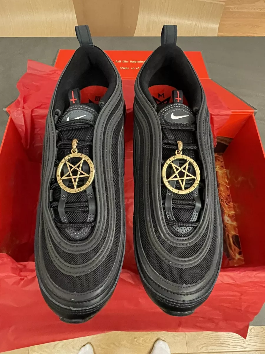 MSCHF X LIL NAS CUSTOM AIR MAX SATAN SHOES SIZE 9.5 #&#039;D | eBay