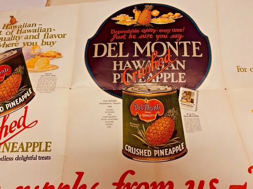 1926 DEL MONTE ANANAS GESCHÄFT WERBUNG POSTVERSAND - Bild 3 von 8