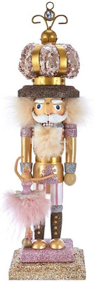 Kurt Adler 14-Inch Hollywood  Ballet and Crown Nutcracker