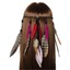 Amoar Feder-Stirnband – Indianer-Haarband Mit Federn & Holzperlen, Hippiesch & Justierbar