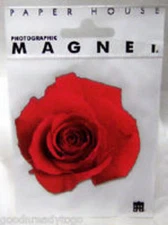 RED ROSE PAPER HOUSE PHOTOGRAPHIC MAGNET new
