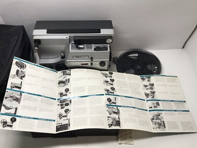 Argus Dualmaster 880Z Movie 8mm Film Projector Speed Control, Case