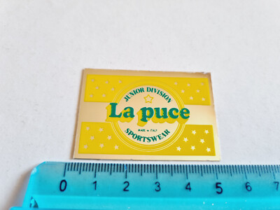 Aufkleber LA PUCE SPORTSWEAR Vintage 80s Original Sticker