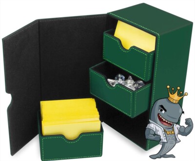 BCW Gaming Deck Vault LX 200 - Green FREE SHIP