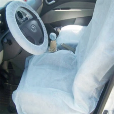 4Pcs Disposable Non-woven Fabric Car Seat Cover Cleaning Repair Protective Cover
