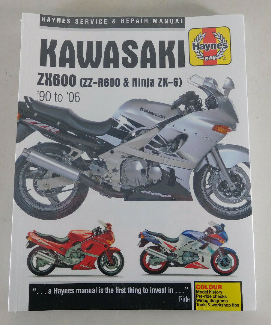（＾_＾） Repair Manual Kawasaki ZX 600 ZZ R 600 and Ninja ZX 6, Year
