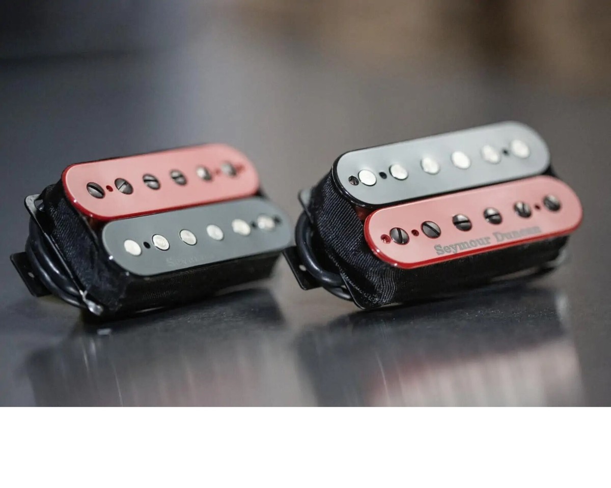 ダンエレクトロ ロングホーン ブラックエレキギター Seymour Duncan Seymour Duncan SLASH 2.0 - Bridge, Reverse Zebra [SLASH 2.0