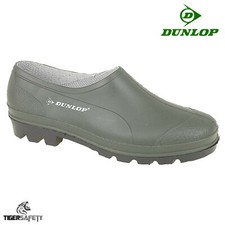 Dunlop B350611 Green Unisex Comfy Waterproof Garden Welly Shoes Gardening Clogs