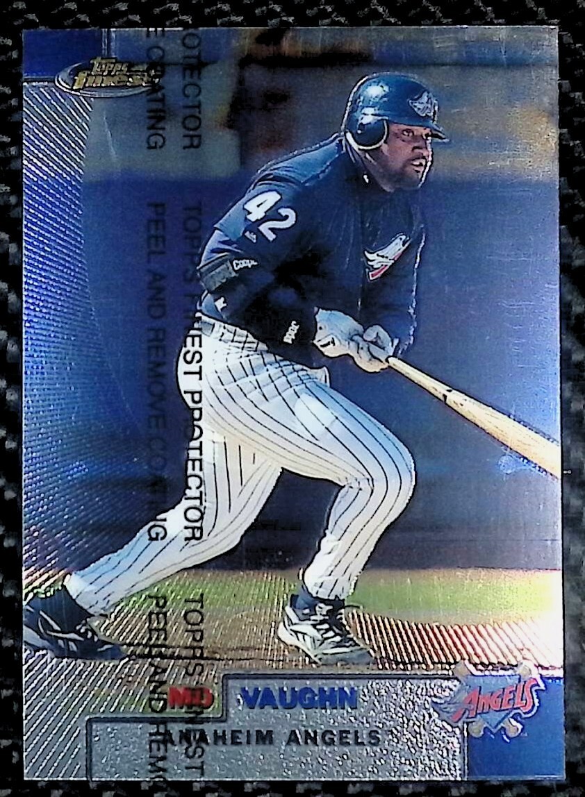 Mo Vaughn - 1999 Topps Finest #245  - Angels