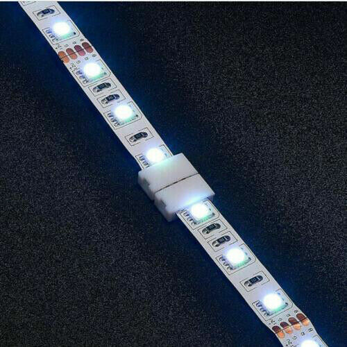 Led Connectors For Strip Lights 2 Pin 8mm Single Color Strip To Wire Solderless LED Strips Connector 2835 5050 F Led Lights Connector - Foto 5