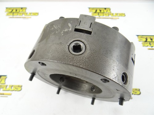 BUCK 6" ADJUST-TRU 6 JAW SCROLLING LATHE CHUCK #3662 - Picture 7 of 13