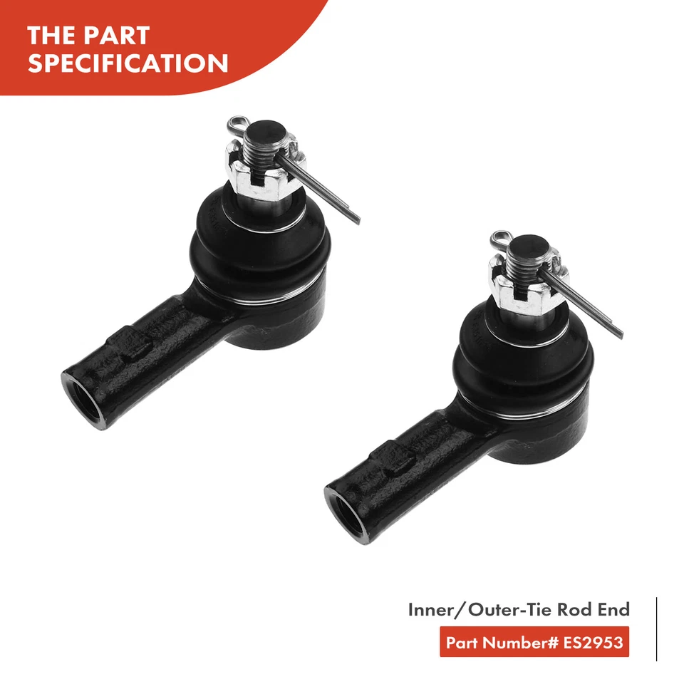 Extremo de varilla de amarre delantero 6 piezas con rótula para Isuzu Trooper 95-02 VehiCROSS Acura SLX Foto 3 de 4