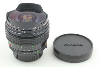 ミノルタ MCロッコール16mm F2.8 Fish-Eye Minolta MC Rokkor[-OK] 16mm F/2.8 Fisheye Gen. X | LENS-DB.COM
