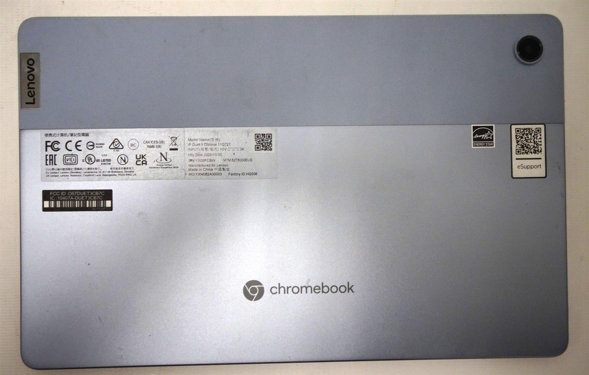 Lenovo IP Duet 3 Chrome 11Q727 Type 82T6 128GB 7C 4GB 10.9