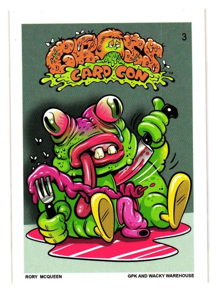 2022 GARBAGE PAIL KIDS GROSS CARD CARD CON ARTIST AUTOGRAPHED SET 11 AUTOGRAPHS - Image 4 of 4