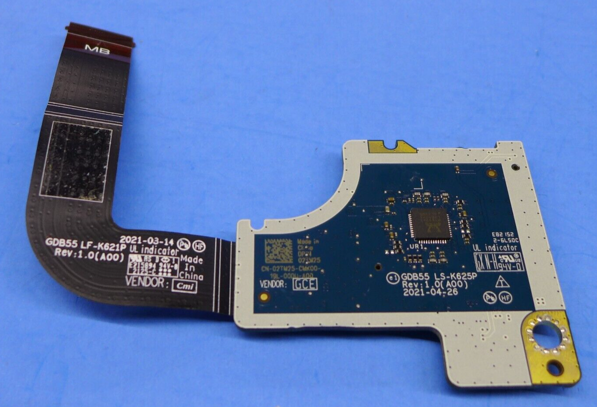 Dell Precision 7560 SD Card Reader LS-K625P GDB55 LF-K621P 70FC3