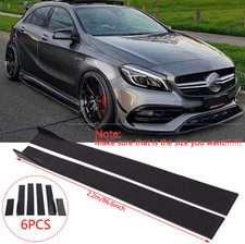 2.2m/86.6" Sideskirts Seitenschweller f&uuml;r Mercedes W176 AMG-LINE vor Facelift