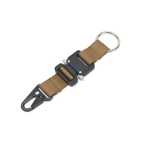 Tactical Military Keychain Quick Release Carabiner EDC Gear Clip Key Hook Buckle - Picture 11 of 15