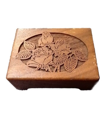 Mini Music Box Wooden Plays We've Only Just Begun I Think Tested Japan