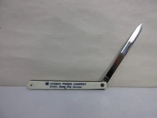 Cudahy Foods Company World's Finest Dry Sausage Folding Knife Colonial Steel