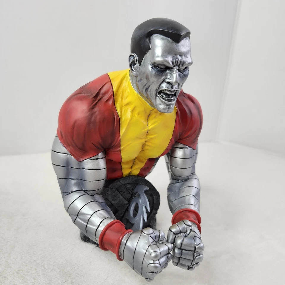 Figura 2005 Diamond Select Marvel X-Men Colossus busto resina 6,5 pulgadas Foto 4 de 4
