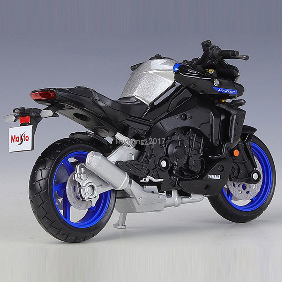 1:18 pour Yamaha MT-10 MT10 SP 2023 Moto Modèle De Collection Cadeau Jouet