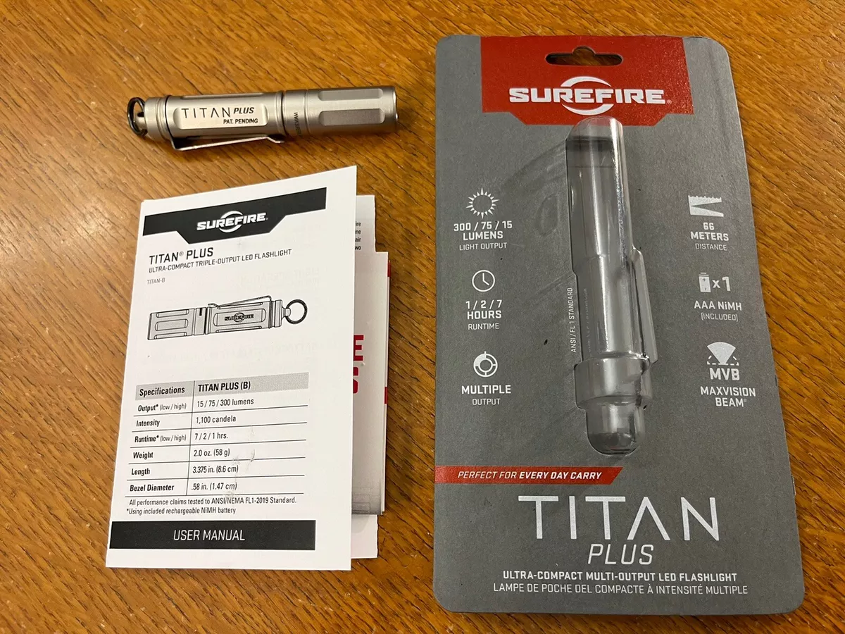 Surefire titan sales plus