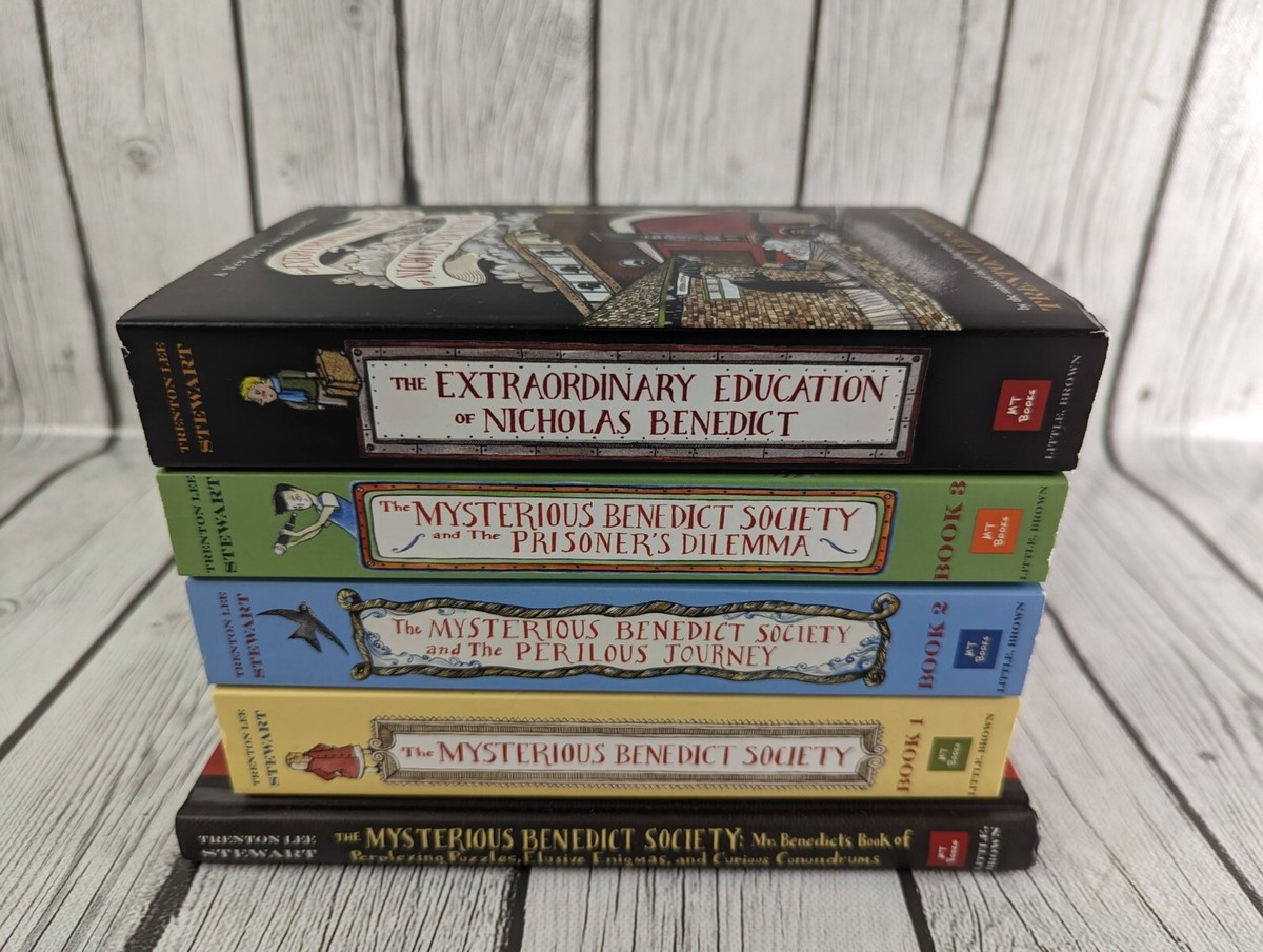 The Mysterious Benedict Society Complete Series 1-5 set Stewart | eBay