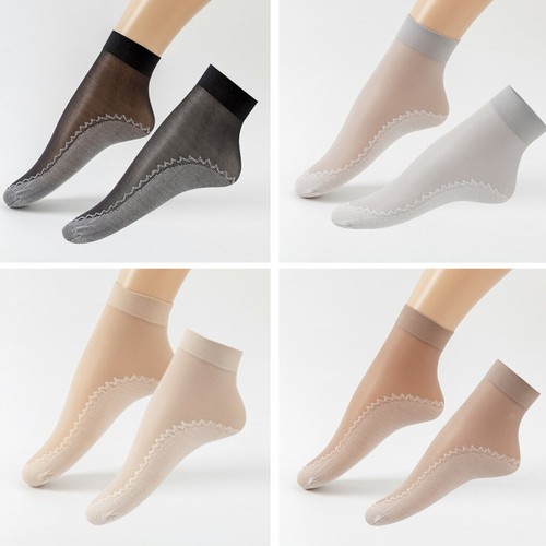 10 Paar Rutschfeste Feinsöckchen Damen Socken Nylo Produktbild-Vorschau 2