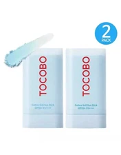 2X TOCOBO Cotton Soft Sun Stick SPF50+ PA++++ Smooth Invisible Matte Finish