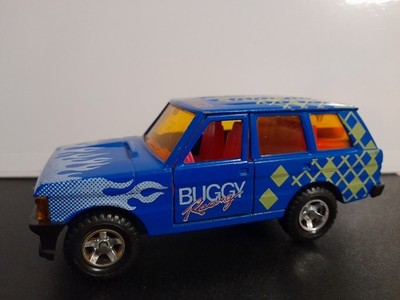 Majorette Range Rover ECH 1/36 - Modellauto blau - Buggy Raceway Assistance