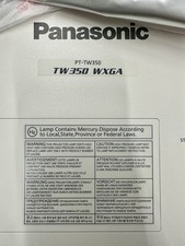 Image of 🔥 Brand New Panasonic PT-TW350 LCD Projector with Remote Control ✅