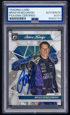 Brad Keselowski Signed 2023 Donruss Optic Card #6 (PSA) NASCAR Racing Auto