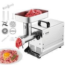 VEVOR Commercial Electric Meat Grinder 21 Lbs/Min Sausage Stuffer Maker Kitchen