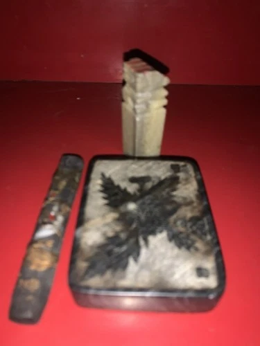 Set Of 3 Vintage Chinese Collectibles