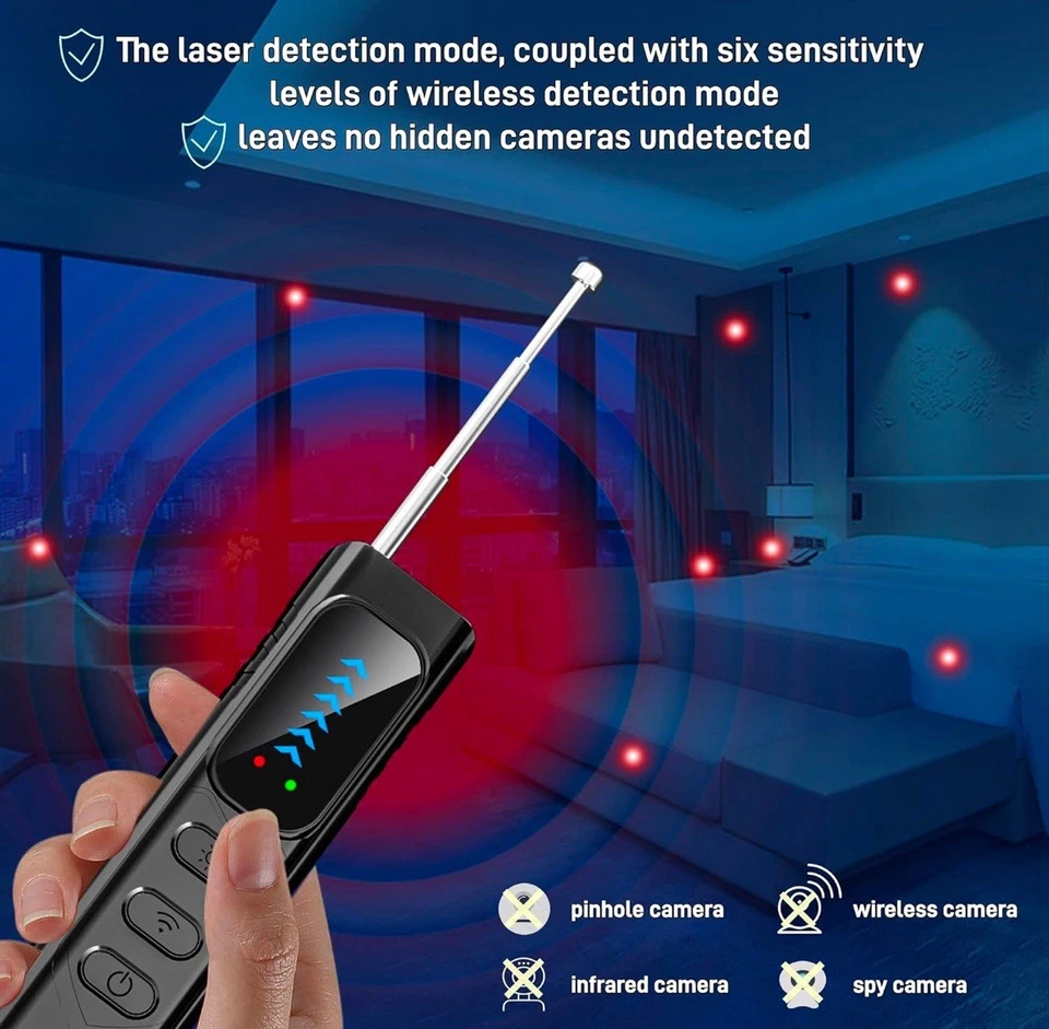1 Anti-Spion, versteckte Kamera Detektor, GPS Tracker Detektor - Bild 4 von 4