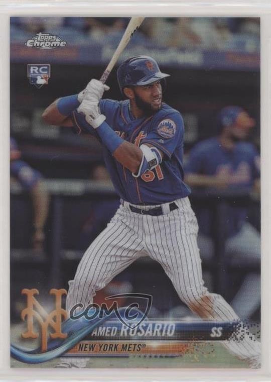 2018 Topps Chrome Refractor Amed Rosario #60 Rookie RC v1x