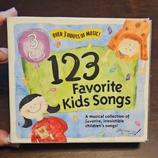 Pacific Entertainment 123 Favorite Kids Songs 3 CD Box Set Children's Music 2004
