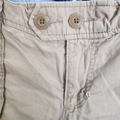 American Eagle Size 12 Khaki Utility Capris Cotton Crop Pants Beige - Picture 6 of 9