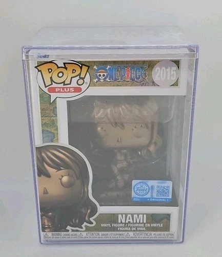 Funko Exclusive Pop Plus One Piece Nami Statue Bronze #2015 w/Hard Pop Protector