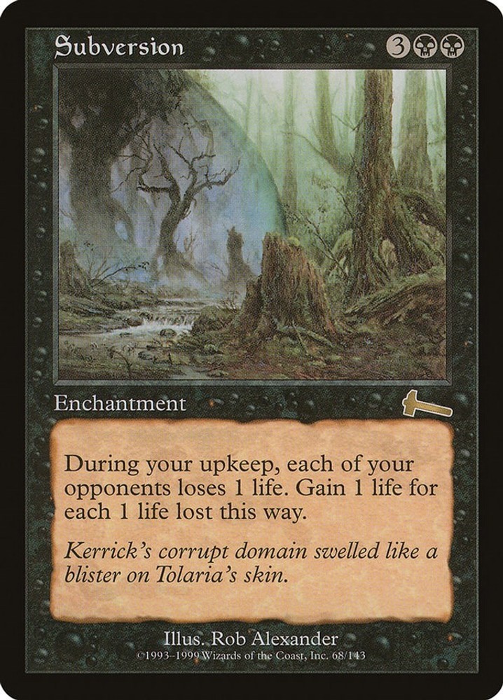Subversion - 68 - LP - Urza's Legacy