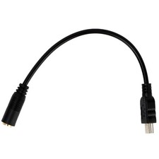 Mini USB To 3.5mm Three Pole Audio Jack Microphone Adapter Cable For