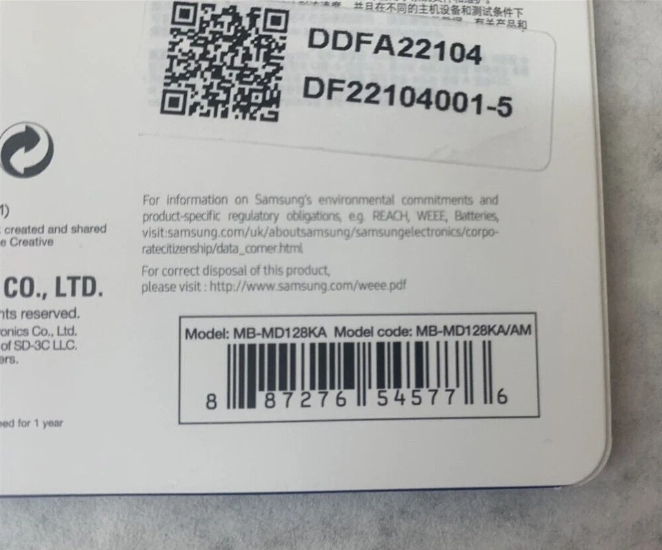 Tarjeta de memoria Samsung ProPlus 128 GB microSDXC UHS-I con adaptador SD (MB-MD128KA) Foto 4 de 4