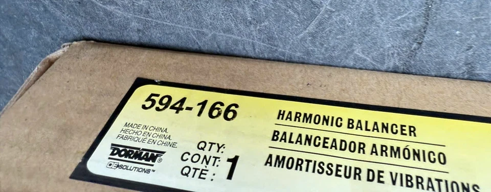 Conjunto de balanceador armónico Dorman 594-166 para modelos seleccionados de Subaru Saab 97-20 Foto 3 de 3