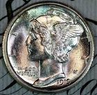 1919-S SUPERB+ GEM BU MS MERCURY SILVER DIME DC263 FROM MATTHEWS HOARD